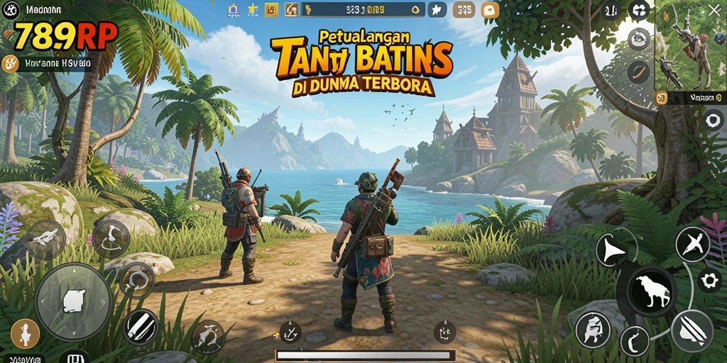Tangkapan layar gameplay <strong>789RP</strong> yang menampilkan eksplorasi dunia terbuka.