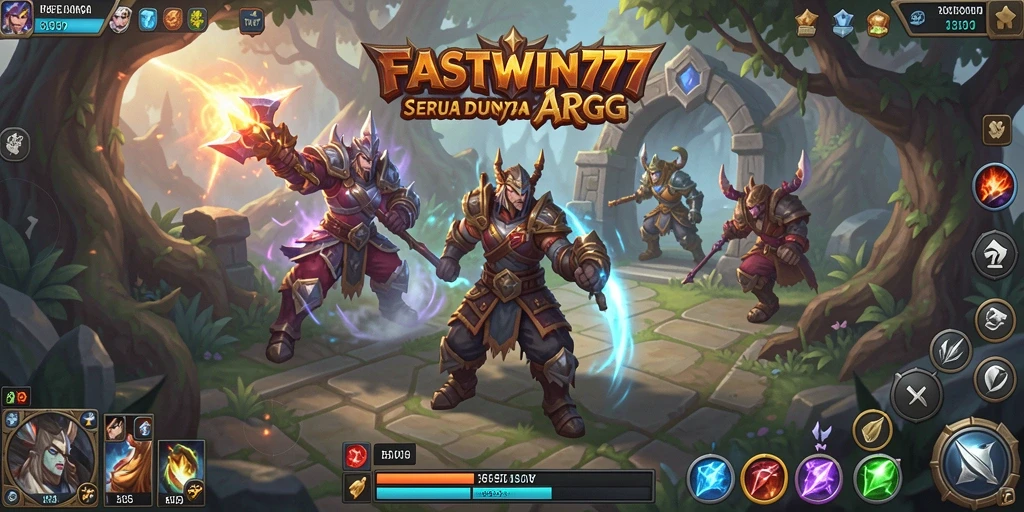 Tampilan gameplay seru dalam dunia ARPG di FASTWIN77.
