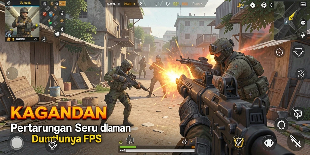 Gameplay seru KAGANDAN dengan aksi yang mendebarkan.