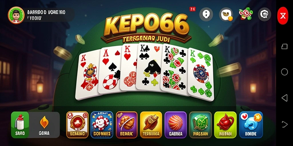 Tampilan seru saat bermain domino di KEPO66.