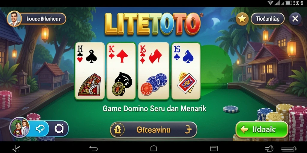 Gambaran gameplay seru di LITETOTO dengan teman-teman.