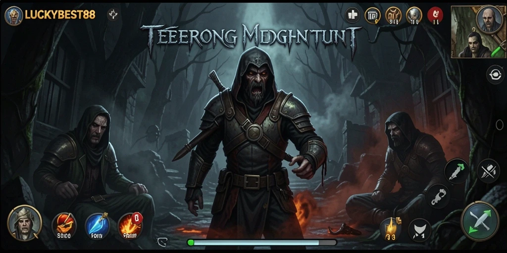 Tampilan gameplay LUCKYBEST88 yang menakutkan dan mendebarkan.