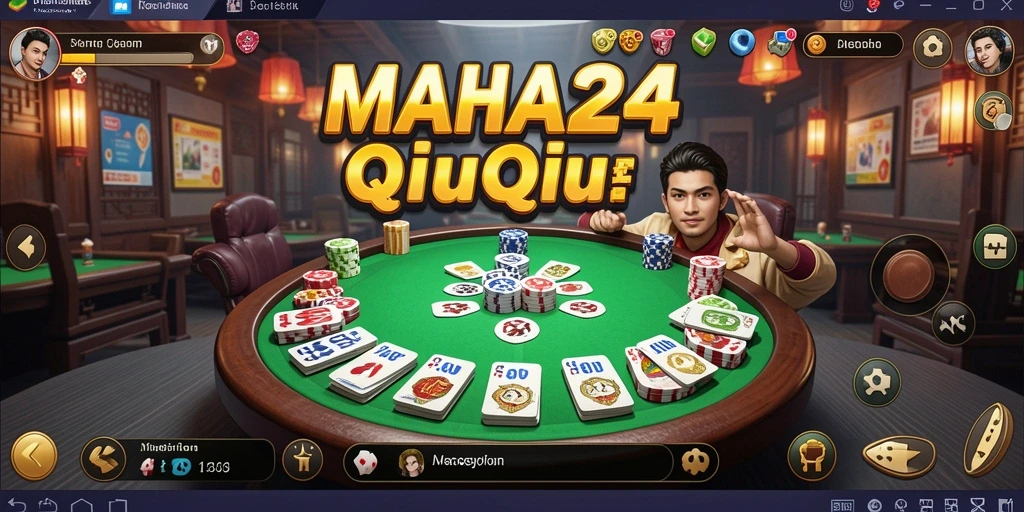 Tampilan seru gameplay QiuQiu di MAHA24.