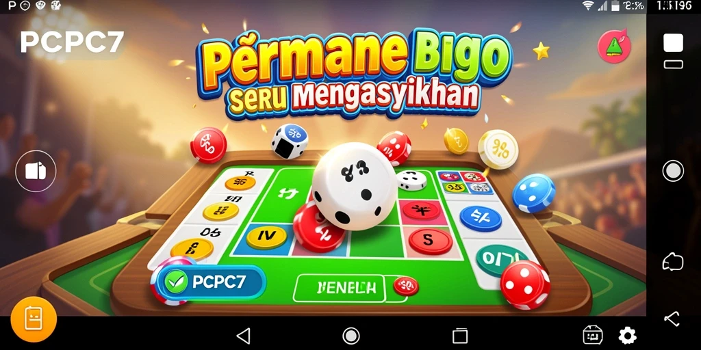 Tampilan utama gameplay Bingo PCPC7 yang mengasyikkan.