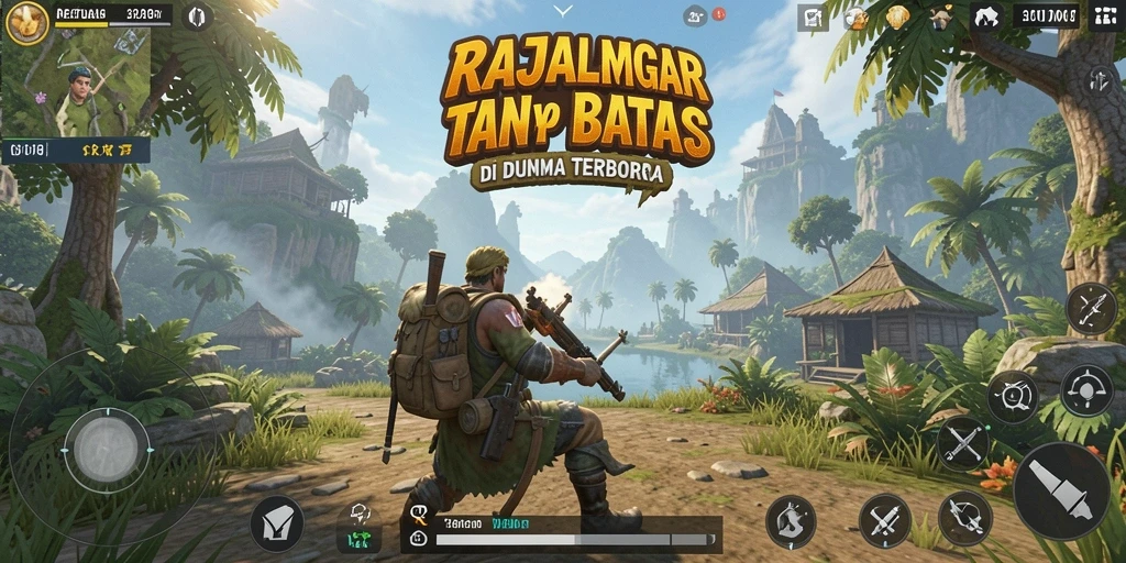 Gambaran gameplay RAJAMPO yang memukau dalam dunia Open World.