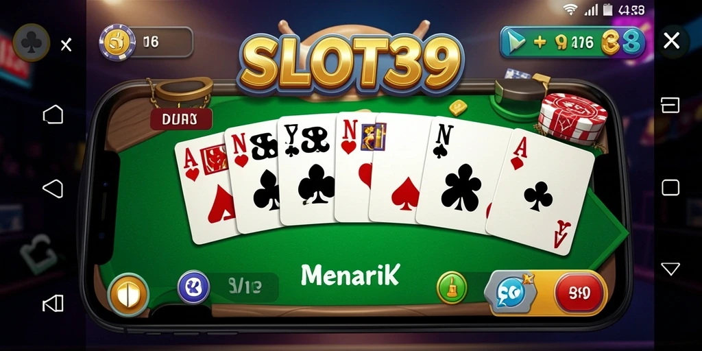 Tampilan gameplay menarik dalam aplikasi SLOT39.