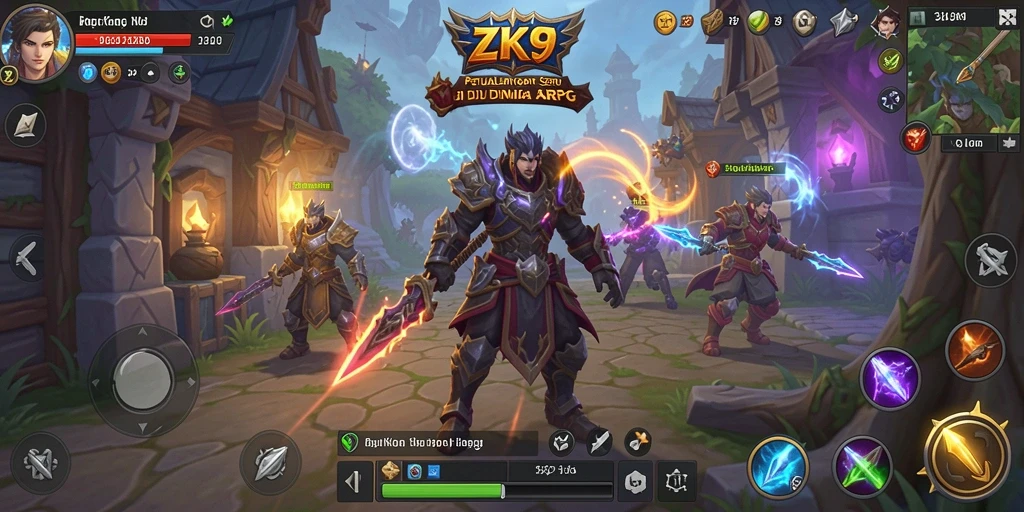 Tampilan gameplay ZK9 yang memukau dalam pertarungan ARPG.